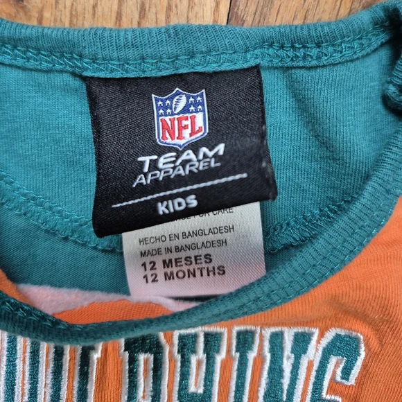 NFL Dolphins Kids Teal and Orange Apparel - Picture 3 of 5